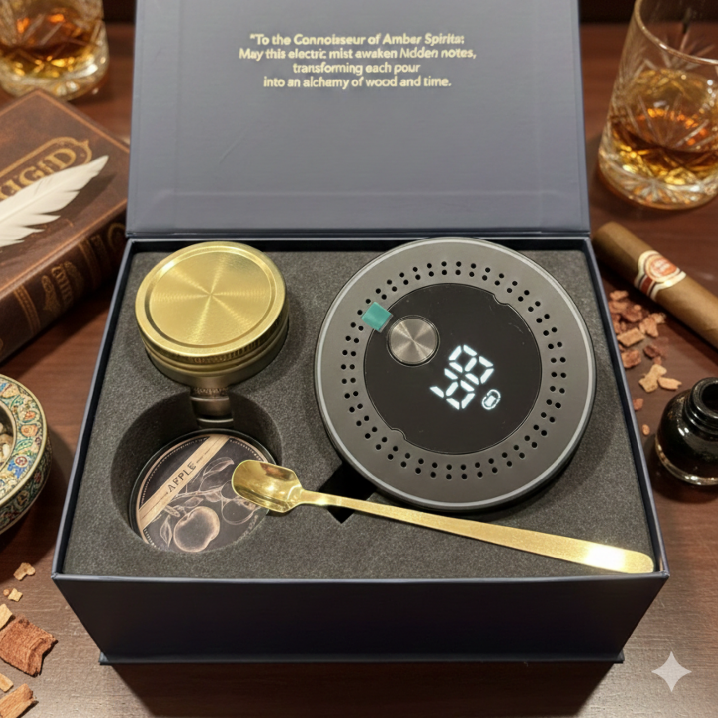 🎁Hot Sale Promotion 49% OFF🔥 Electric Whiskey Smoker Kit