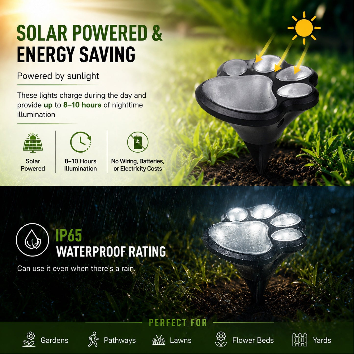 Willow & Home™ PawGuard Solar Lawn Lights Pest Repeller