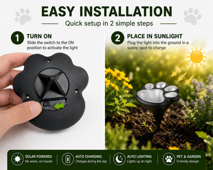 Willow & Home™ PawGuard Solar Lawn Lights Pest Repeller