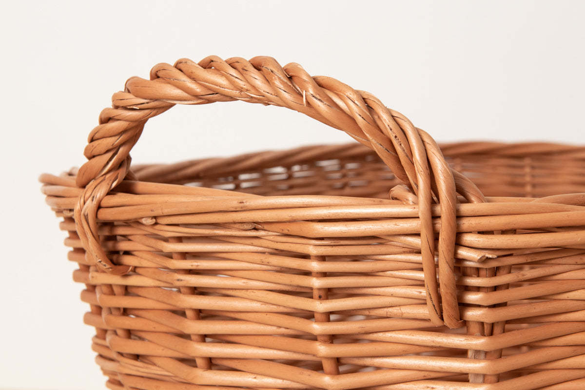 Woven Basket, Tote Bag, Laundry Basket, Rattan Storage Basket