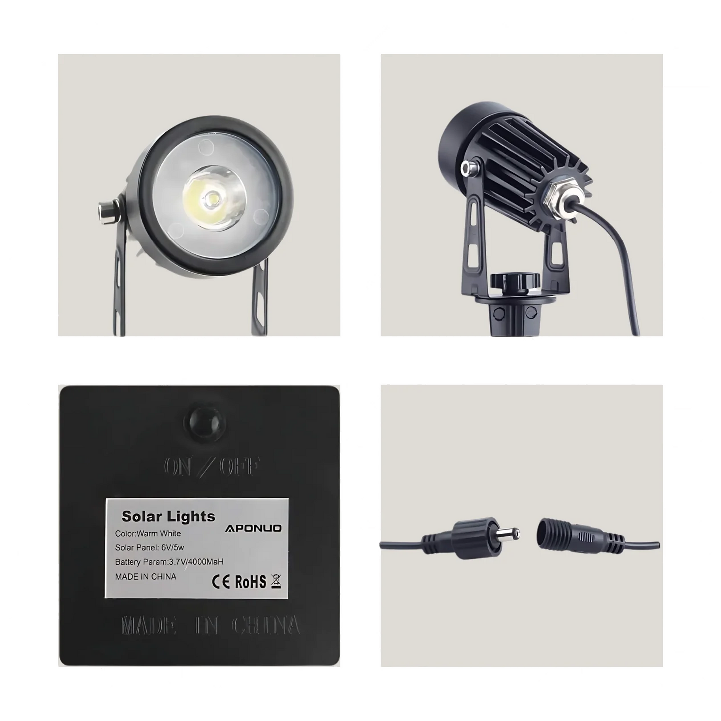 Solar Garden Spotlights