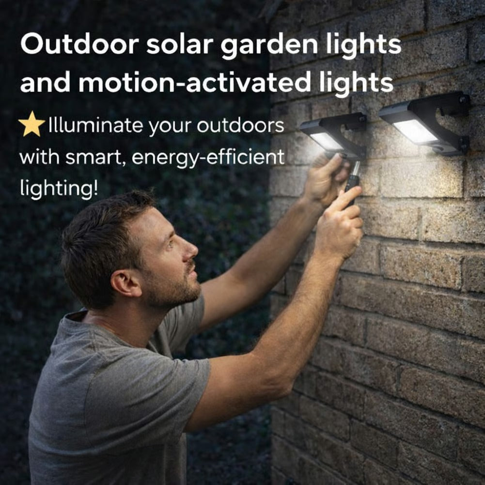 Willow & Home™Outdoor solar garden lights and motion-activated lights