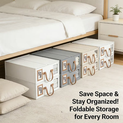 Foldable Sheet Storage Set – Keep Your Bedding Organized and Neat