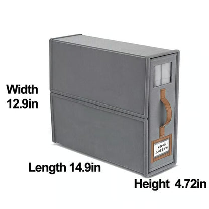 Foldable Sheet Storage Set – Keep Your Bedding Organized and Neat