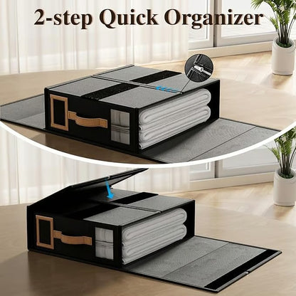 Foldable Sheet Storage Set – Keep Your Bedding Organized and Neat